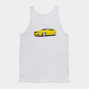 Yelow Audi a3 Tank Top